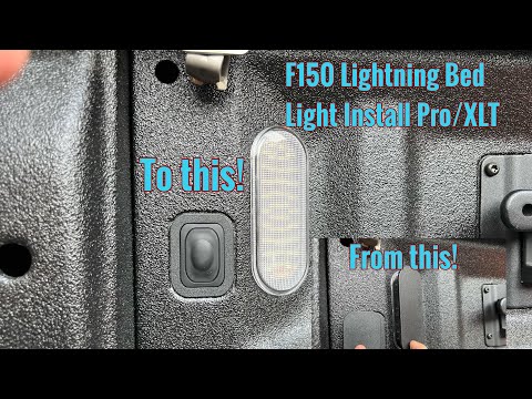 22-23 F150 Lightning Bed Light Install XLT/Pro