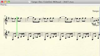 Tango Des Fratellini BY Milhaud - GUITAR DUET