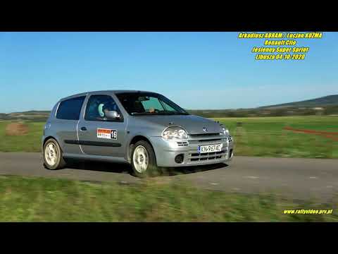 Arkadiusz ABRAM / Lucjan KUŹMA - Renault Clio - Jesienny Super Sprint Libusza 04-10-2020