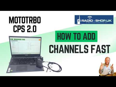 Part of a video titled How to Add Channels in Motorola CPS 2.0 (Quick & Easy) - YouTube