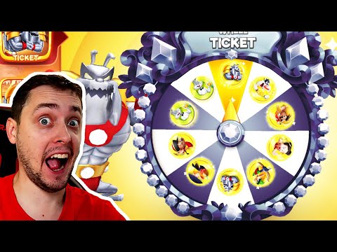 24 GOLDEN TICKETS WHEEL OPENING FOR IRON MUTT JACKPOT Looney Tunes World of Mayhem