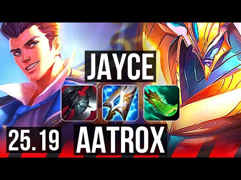 JAYCE vs AATROX (TOP) | 11/1/6, Dominating | KR Master | 25.19