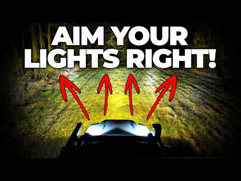 How To Properly Aim Your Off-Road Lighting!