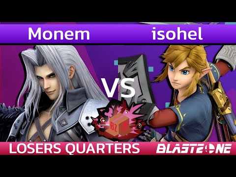 Monem (Sephiroth) vs isohel (Link) Blast Zone 83 LOSERS QUARTERS