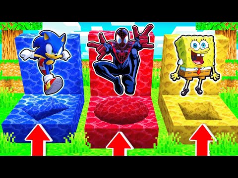 WÄHLE NICHT das FALSCHE LOCH in MINECRAFT!