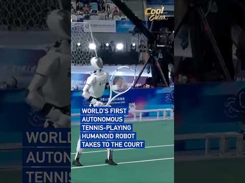 World's first autonomous tennis-playing humanoid robot takes to the court