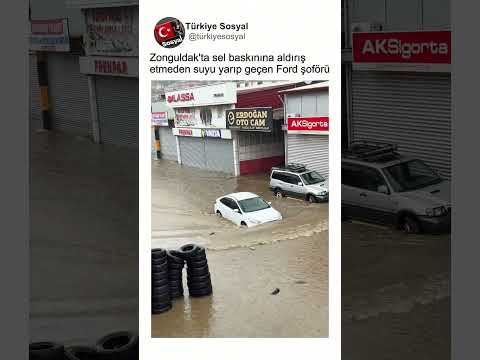 Hava Filtresinin Yukarda Olmasının Artısını Kullanan Ford Sürücüsü..🤔🫡