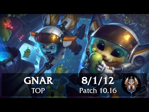 Gnar Top vs Cho'Gath | Pinoy Challenger Replay Patch 10.16