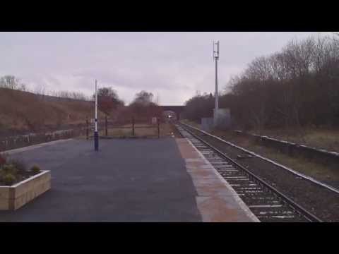 DRS Class 66 No. 66428 on diverted 4M30 Grangemouth - Daventry intermodal @ Denton on 1.4.13 - HD