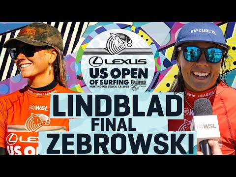 Sawyer Lindblad vs Tya Zebrowski | Lexus US Open of Surfing 2025 - Challenger Final