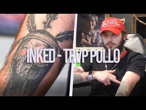 TRVP POLLO: His 1st Tattoo in the States, their meanings & more - INKED by Shapes