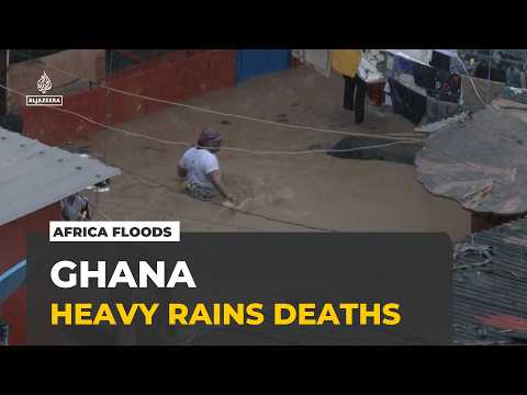 West Africa flooding: At least 12 people killed in Ghana after heavy rains