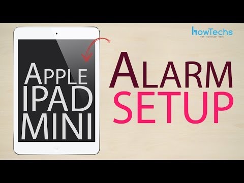 Apple iPad mini Alarm setup