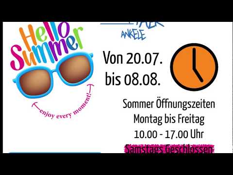 Copythek Ankele Sommer Öffnungszeiten 2020