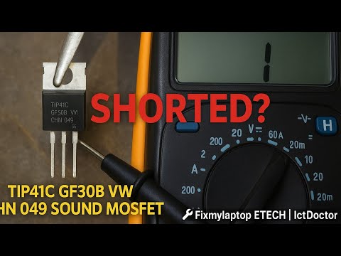 Fastest Way to Find a Shorted MOSFET or Transistor in Any Electronic Device | Simple Multimeter Test