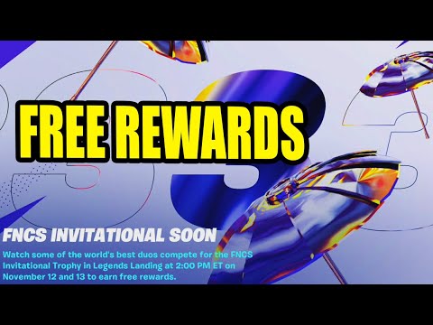 FREE FNCS INVITATIONAL REWARDS in Fortnite