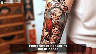 Heartwarming Grandchildren Tattoo Ideas