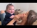 Nancy Ajram with Daughter LYA نانسي عجرم تداعب ابنتها ليا في مقطع يشع بأحاسيس ا