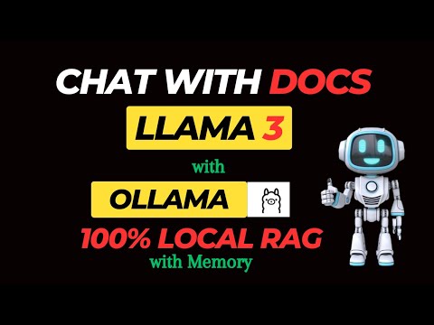Chat with Docs using LLAMA3 & Ollama| FULLY LOCAL| Ollama RAG|Chainlit #ai #llm #localllms
