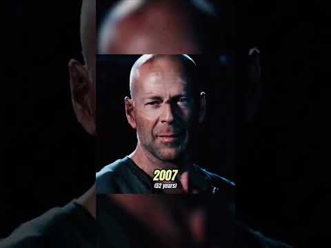 Feel the change in tough guy Bruce Willis' face since the beginning