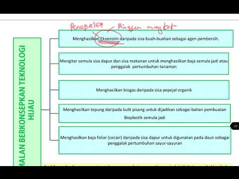 Bio T5 bab 10: 10.4 teknologi hijau