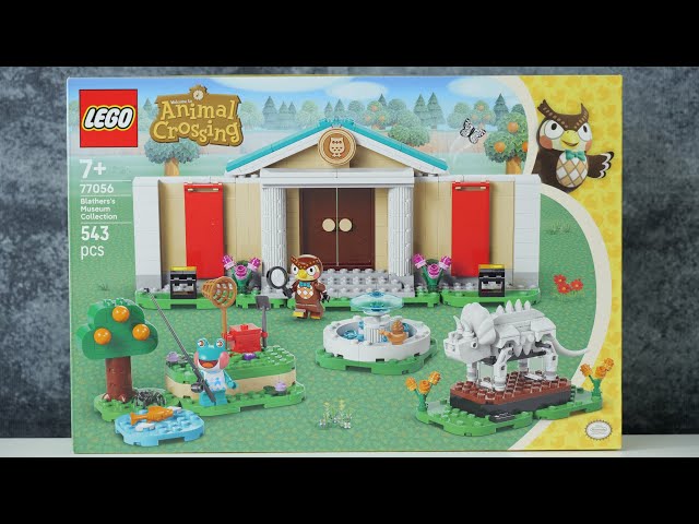 Vídeo relacionado con LEGO Animal Crossing La Colección del Museo de Sócrates - Juego Interactivo con Minifiguras de Sócrates y Lili - Fósiles de Dinosaurios de Juguete - Regalo Gamer para Niñas y Niños de 7+ Años 77056