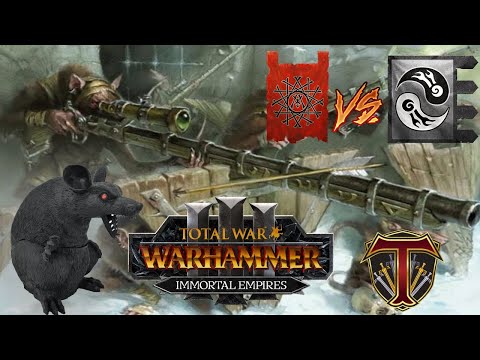 JEZZAIL SNIPER BUILD | Skaven vs Cathay - Total War Warhammer 3
