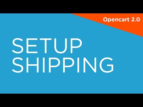 Setup Shipping - OpenCart 2.0 - 2.X Video Tutorials for Beginners 008