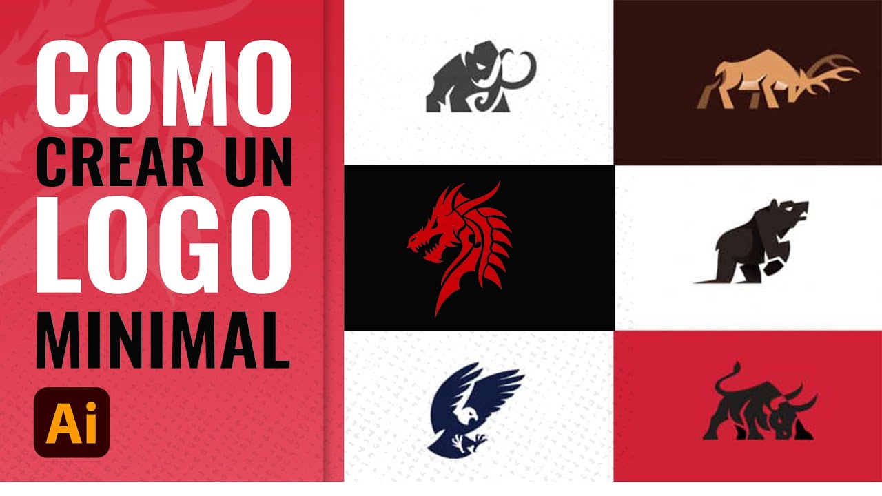 COMO CREAR UN LOGO MINIMAL Paso a paso Fácil | Tutorial Completo