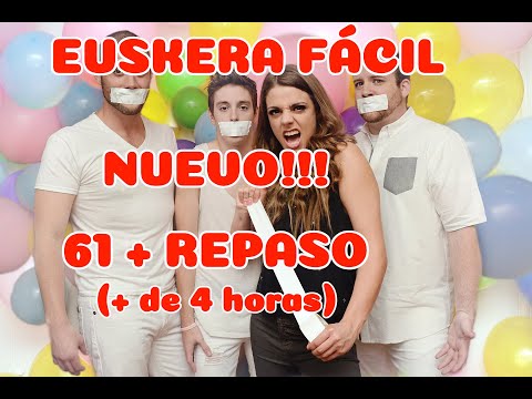 APRENDER EUSKERA 61 NUEVO!!!  (+ Repaso) Practicar Vasco _ Clases de Euskera