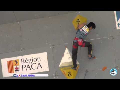 2013 ifsc world cup - briancon -lead -man - semi final - Sachi Amma