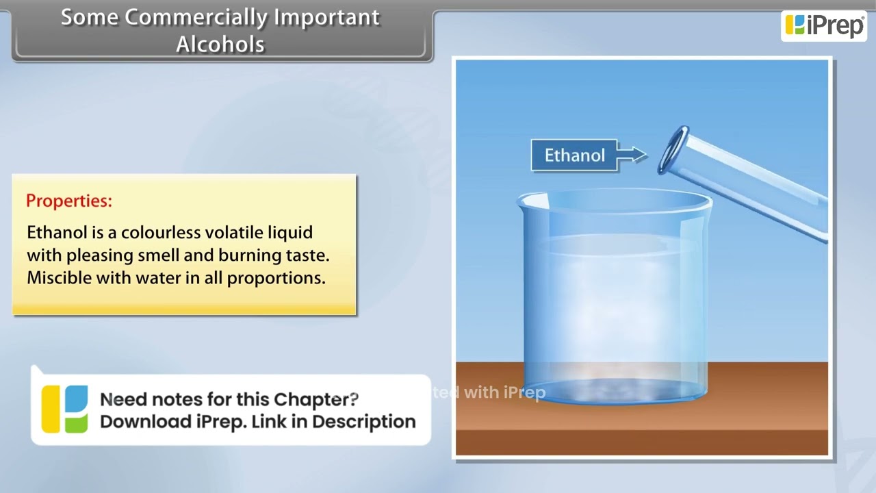 Some Commercially Important Alcohols II | Alcohols, Phenols and Ethers | Chemistry | Class 12th |
