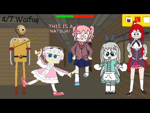 Baldi Saitama's Basics in Waifus and Lolis - Baldi's Basics V1.4.1 Mod