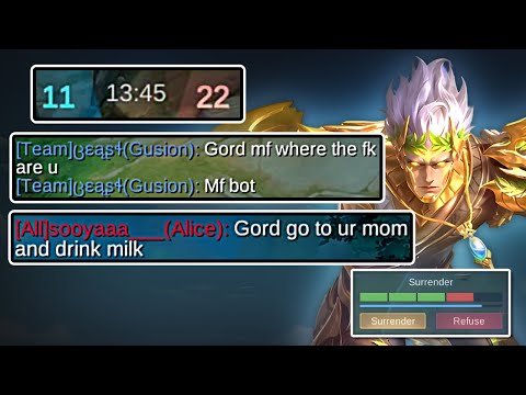 There's No Way I Can Make A Comeback Playing Gord In This Match