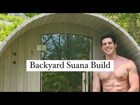 Barrel Sauna from Costco (Built in 60 seconds) 🔨