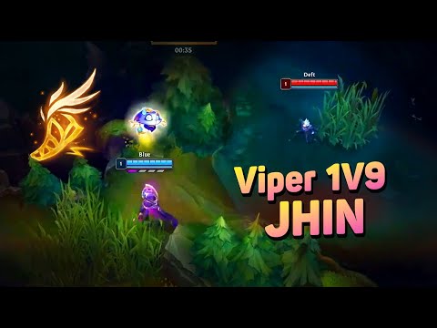 Viper Lol Replay Jhin 1v9 Agaist KT Deft Ezreal with PERFECT KDA