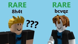 5 Letter Usernames Are Rare (Roblox)