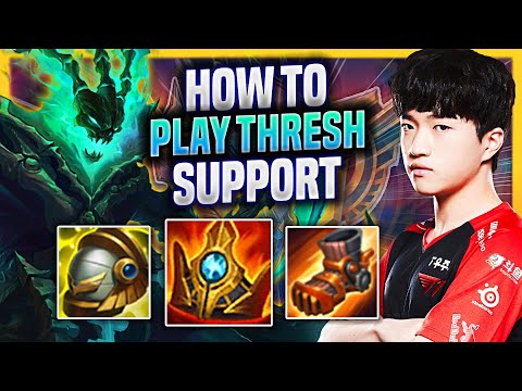 LEARN HOW TO PLAY THRESH SUPPORT LIKE A PRO! | T1 Keria Plays Thresh Support vs Yuumi!  Season 2023