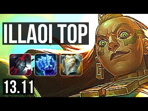 ILLAOI vs DR. MUNDO (TOP) | 6 solo kills, 300+ games | KR Master | 13.11