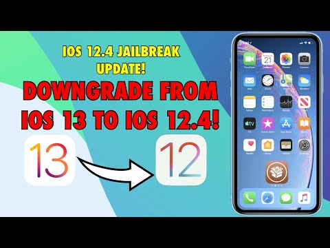IOS 12.4 JAILBREAK UPDATE! HOW TO DOWNGRADE FROM IOS 13 TO IOS 12!