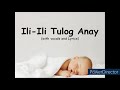 Ili Ili Tulog Anay
