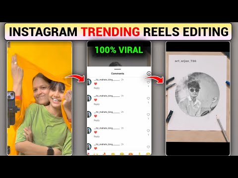 Instagram Trending Comments Profile Photo Pencil Sketch Effect Video Editing