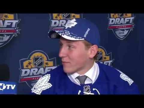 Travis Dermott with Leafs TV - June 27, 2015