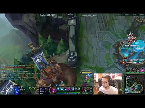 Bjergsen Ahri vs Twisted Fate Gameplay - Patch 8.19 - Season 8
