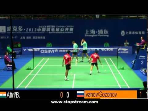 R32 - MD - V.Ivanov / I.Sozonov vs M.Attri / S.Reddy B. - 2013 China Open