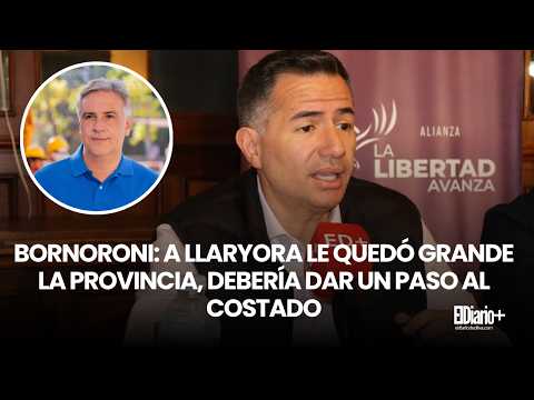 Bornoroni en Oncativo: Llaryora, discapacidad, jubilados, endeudamiento de familias y el 2027