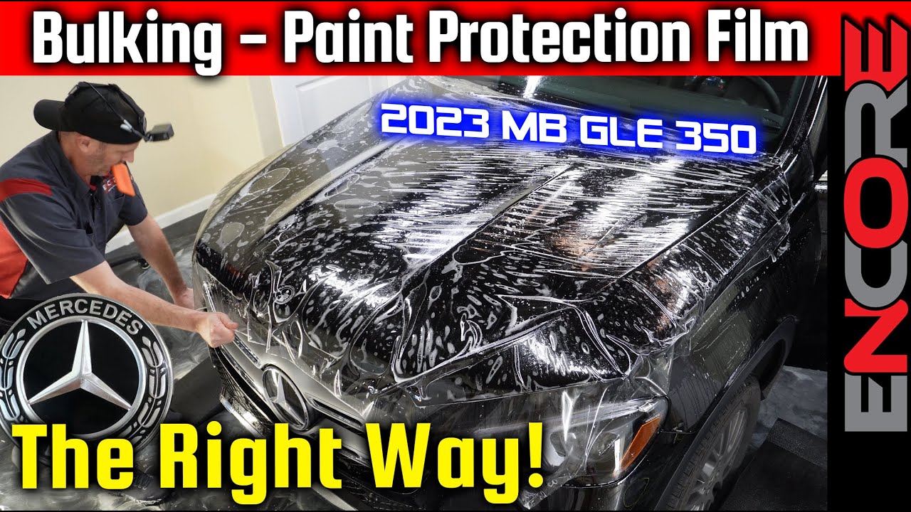 Mastering PPF - Full Hood Bulk Install - Mercedes GLE 350 Benz - Paint Protection Film How To DIY