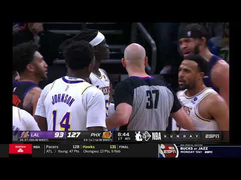 Javale McGee and Stanley Johnson get heated at each other