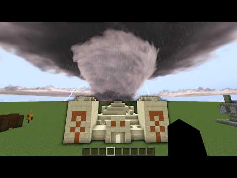 Which Minecraft Structures can SURVIVE an EF5 Tornado?