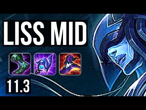 LISSANDRA vs ZOE (MID) | 1500+ games, 8/2/9, Rank 9 Liss, 900K mastery | KR Grandmaster | v11.3